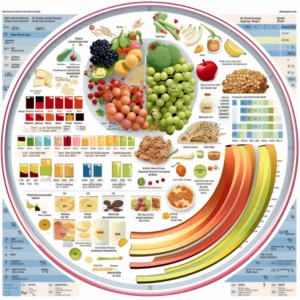 Diagram depicting nutritionl information.